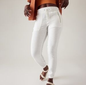 ATHLETA CABO 100% LINEN JOGGER SIZE 8T